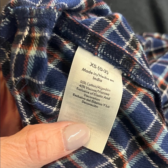 No Boundaries Women’s Plaid Y2K Babydoll Skater Preppy Bow Dress Size XS Pockets - Picture 7 of 7